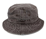 Stone Wash Bucket Hat #1505 - L/XL / Dark Brown - Aion Amor