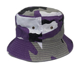 Camo Bucket Hat #1500 - S/M / Purple Camo - Aion Amor