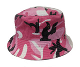 Camo Bucket Hat #1500 - S/M / Pink Camo - Aion Amor