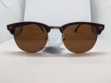 Clubmaster Sunglasses - Brown - Aion Amor