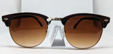 Clubmaster Sunglasses - Faded Lens - Brown - Aion Amor