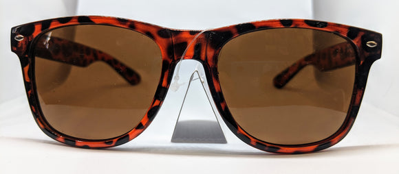 Wayfarer Sunglasses - Gloss Finish - Brown - Aion Amor