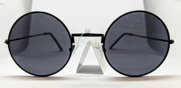 Circular Sunglasses - Black - Aion Amor