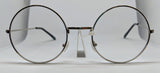 Circular Clear Lens Glasses - Silver - Aion Amor