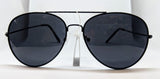 Aviator Sunglasses - Black - Aion Amor